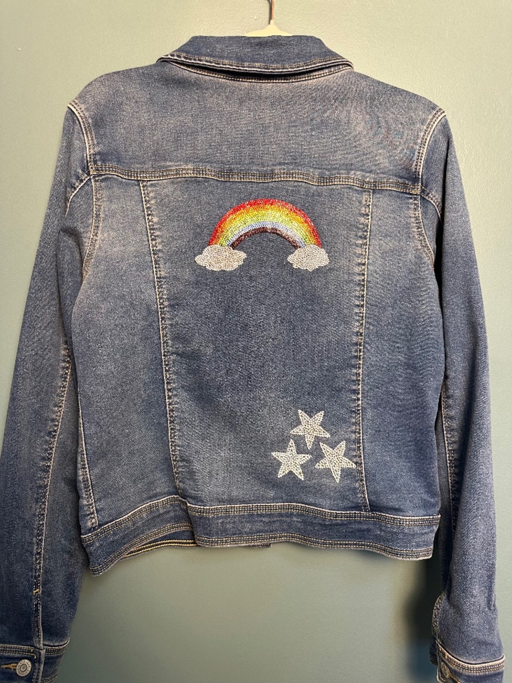 Cat & Jack Soft Stretch Embellished Jacket Sz XL (14/16)